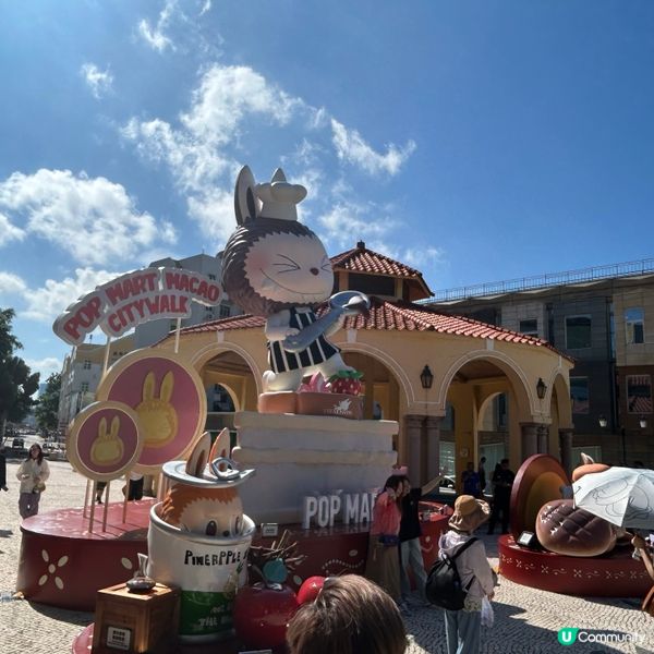 搭輕軌🚈去澳門氹仔排角探7米高嘅Labubu