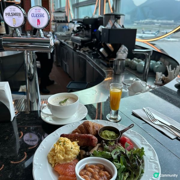 ✈️香港國際機場 INTERVALS天際酒吧🍹超正用餐體驗分享
