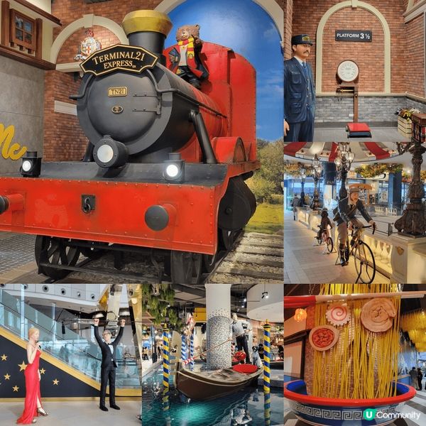 曼谷近年都算新開的商場 terminal 21 rama 3...