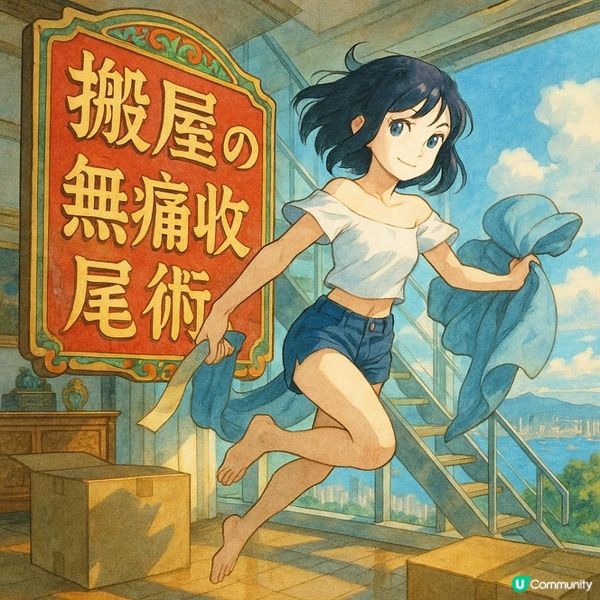 🐢【搬屋の無痛收尾術】最後一星期做啱5件事，新居立即有「落地即住」嘅舒服感！