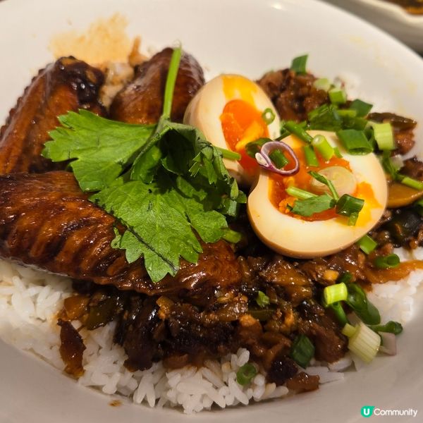 漁樂台式滷水雞翼肉燥飯