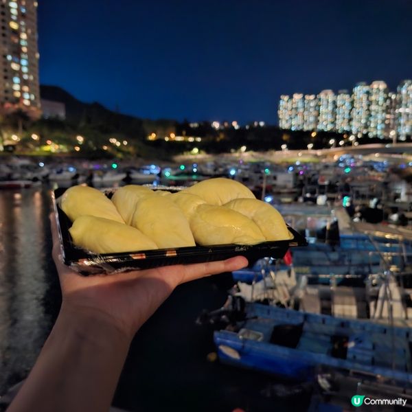 調景嶺碼頭行夜街🥳榴槤吹海風🤤啖啖甜❤️