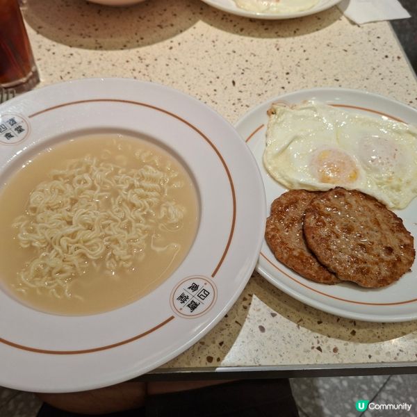 將軍澳四寶食堂早餐😋煎豬柳麵正呀🤤港式早餐推薦