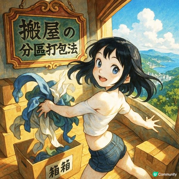 🧩【搬屋の分區打包法】搬屋都要識排陣｜香港人搬屋最怕混亂！5個分區打包法，幫你清清楚楚搬入新生活！