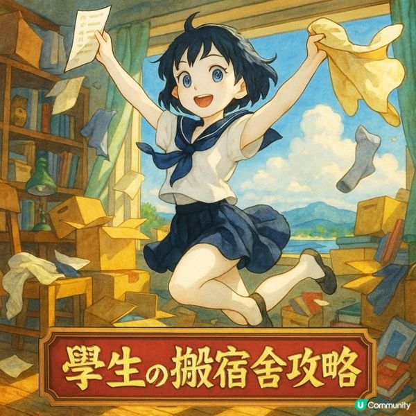 🎒【學生の搬宿舍攻略】搬學生宿舍好頭痛？教你搬得快、慳得多、唔亂陣腳！