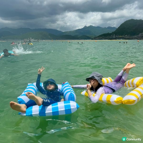 半月灣🏖️玩水記！水清沙幼勁開心🥳
