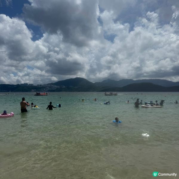 半月灣🏖️玩水記！水清沙幼勁開心🥳