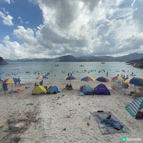 半月灣🏖️玩水記！水清沙幼勁開心🥳
