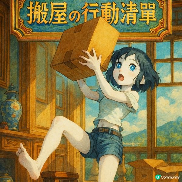 🏃🏼【搬屋の行動清單】搬屋等於斷捨離？其實你最需要的是一份行動清單！搬完才發現早應該處理的5件事