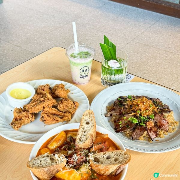 放假北上去左福田區平安金融中心,揀左呢間復古感滿滿的CAAN...