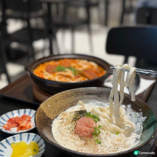 啟德烏冬🍜！超邪惡明太子奶油！🤤