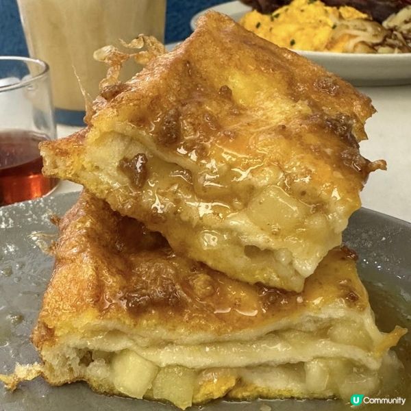 好味蘋果西多士😍🩷