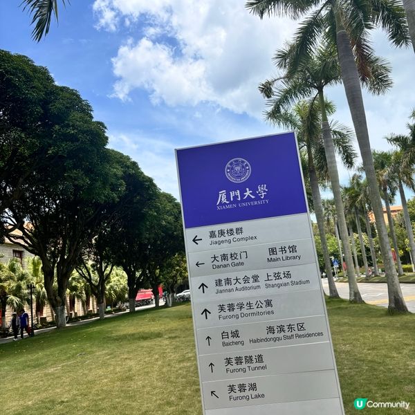 廈門大學免費遊玩攻略！🤩 芙蓉湖打卡📸！