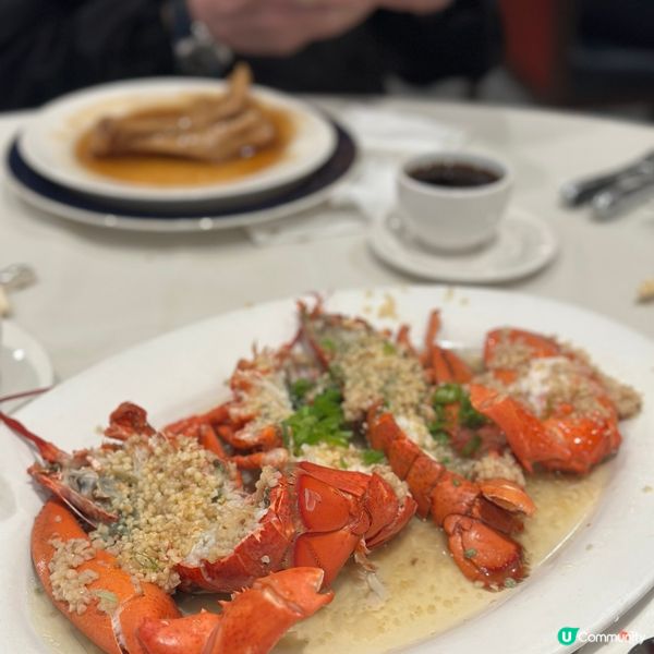 🇨🇦麒麟海鮮酒家：原隻鮑魚龍蝦餐，超正🤤👍