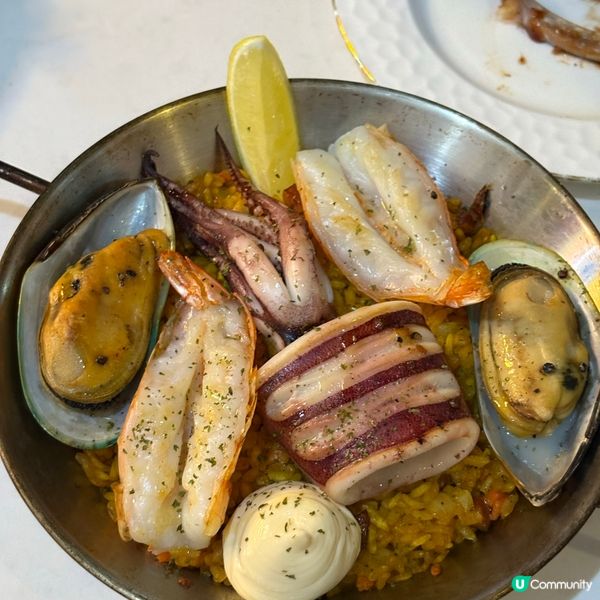 旺角西班牙菜🇪🇸！蒜片蝦海鮮飯🤤！