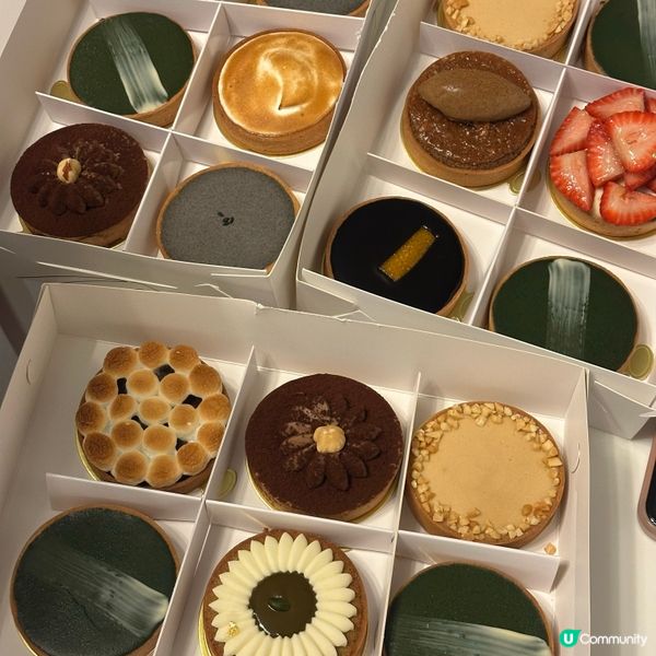 抹茶控必試！焦糖手工撻🤤