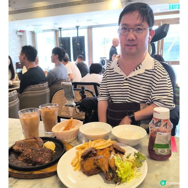 樂富商場有一間餐廳西冷牛扒平靚正