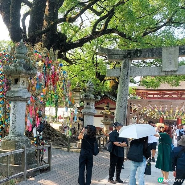 太宰府七夕🎋！風鈴🎐甜品😋，正呀！