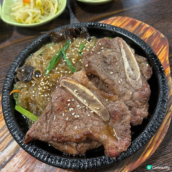 鐵板牛仔骨炒粉絲