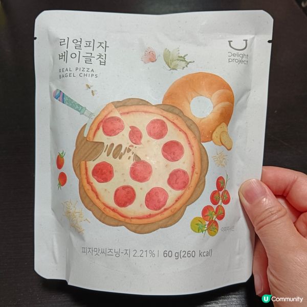 Delight project bagel脆片（薄餅味）