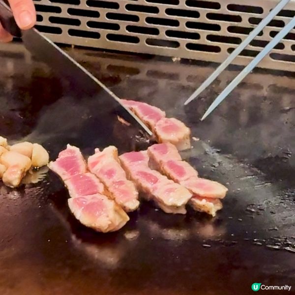 高質素鐵板燒🤤女師傅勁掂！