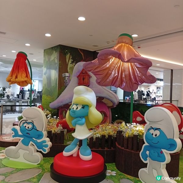 藍精靈嚟料啦！海港城打卡位📸！快啲嚟玩🥳！