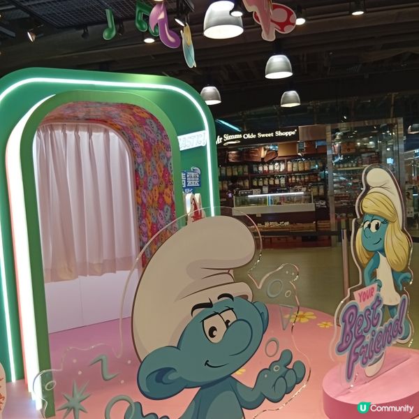 藍精靈嚟料啦！海港城打卡位📸！快啲嚟玩🥳！