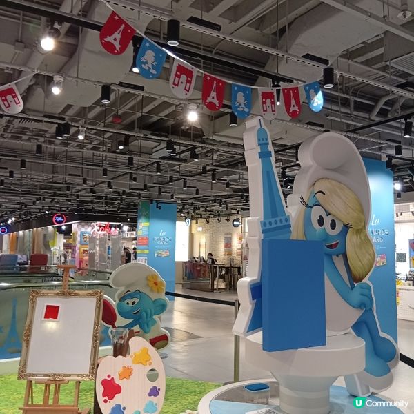 藍精靈嚟料啦！海港城打卡位📸！快啲嚟玩🥳！