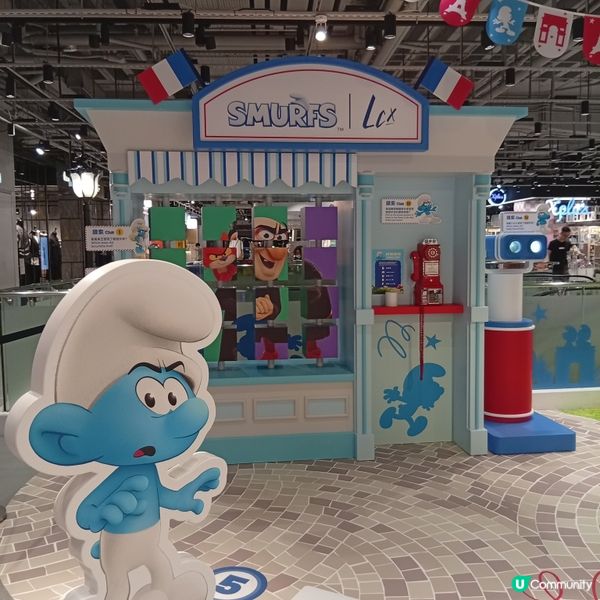 藍精靈嚟料啦！海港城打卡位📸！快啲嚟玩🥳！