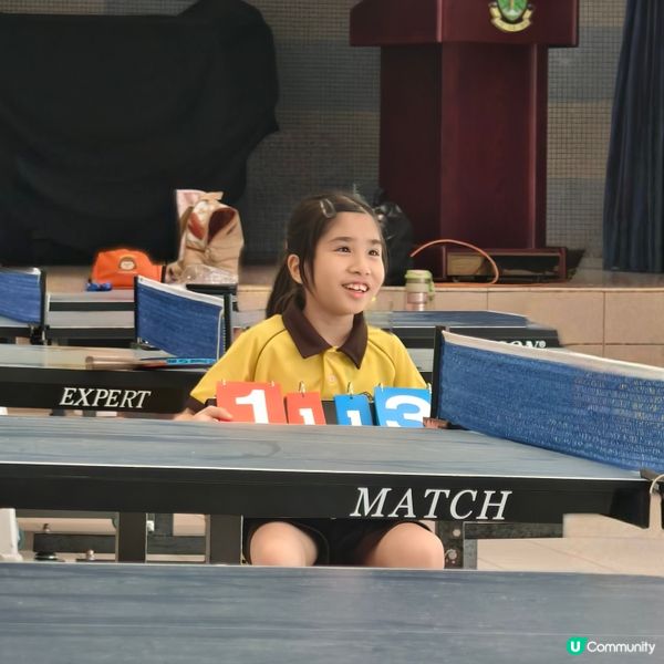 1.  雪嵐寶寶叻豬乒乓波比賽🥉！三年級完滿落幕🥳！