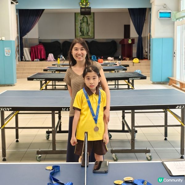 1.  雪嵐寶寶叻豬乒乓波比賽🥉！三年級完滿落幕🥳！