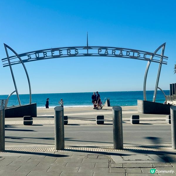 澳洲黃金海岸🏄‍♀️！衝浪者天堂沙灘打卡🏖️📸！