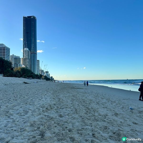 澳洲黃金海岸🏄‍♀️！衝浪者天堂沙灘打卡🏖️📸！