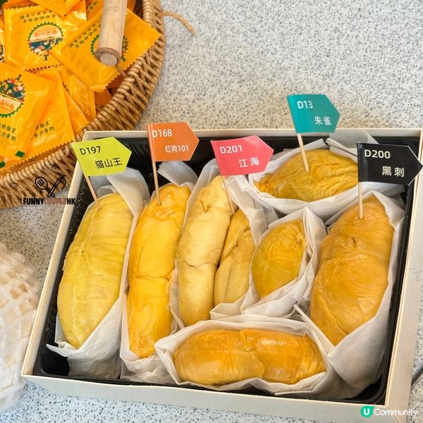 深圳榴槤大排檔🤤！5款榴槤拼盤😋！