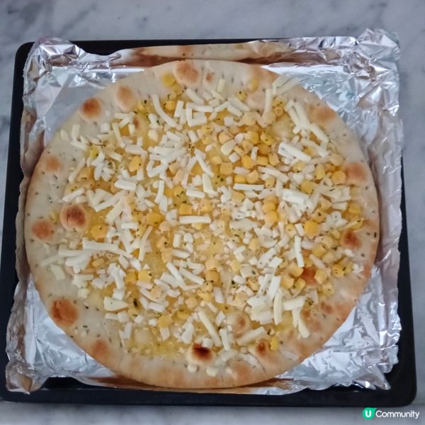 韓國不倒翁粟米芝士pizza