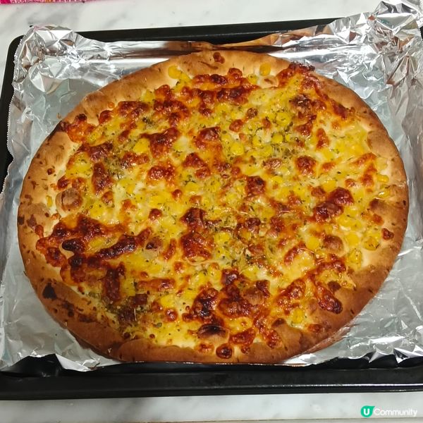 韓國不倒翁粟米芝士pizza