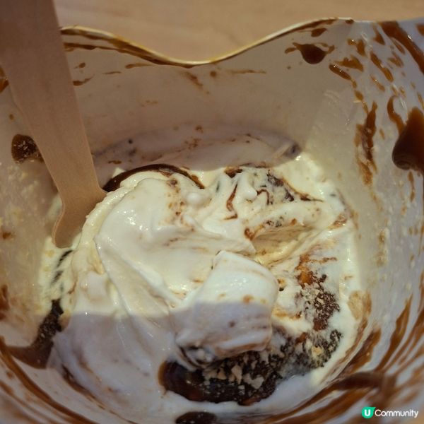 熱到溶🍦麥記森永牛奶糖麥旋風+焦糖燉蛋批😋