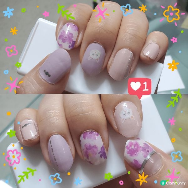 《夏日必備 : 可愛風靚靚貓甲貼 😻》