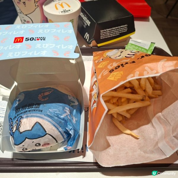10號風球下的麥當勞午餐 🍔🍟