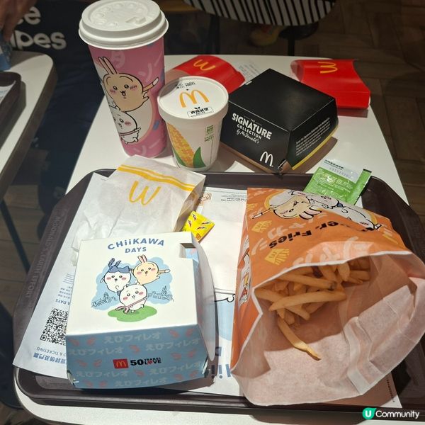 10號風球下的麥當勞午餐 🍔🍟