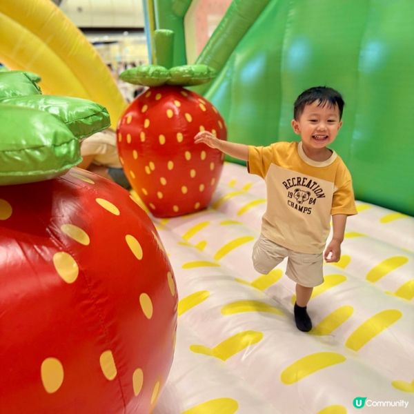水果公仔充氣彈床樂園@青衣城