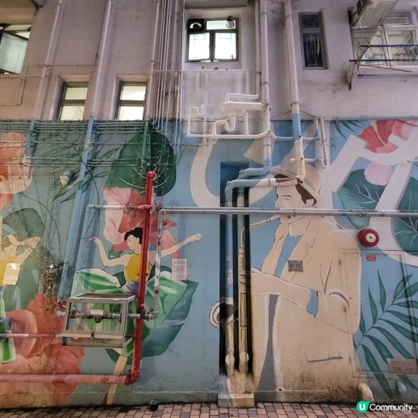 西營盤藝里坊🎨！周末打卡壁畫街📸！