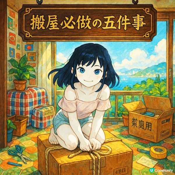 🖐🏼【搬屋必做の五件事】搬屋唔想手忙腳亂？香港人必學「前日打包5件事」清單公開