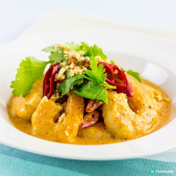 泰式紅咖哩蝦球