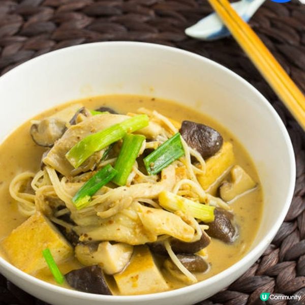 雜菇豆腐配芝麻汁