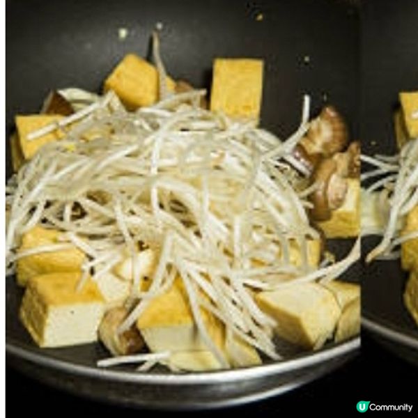 雜菇豆腐配芝麻汁
