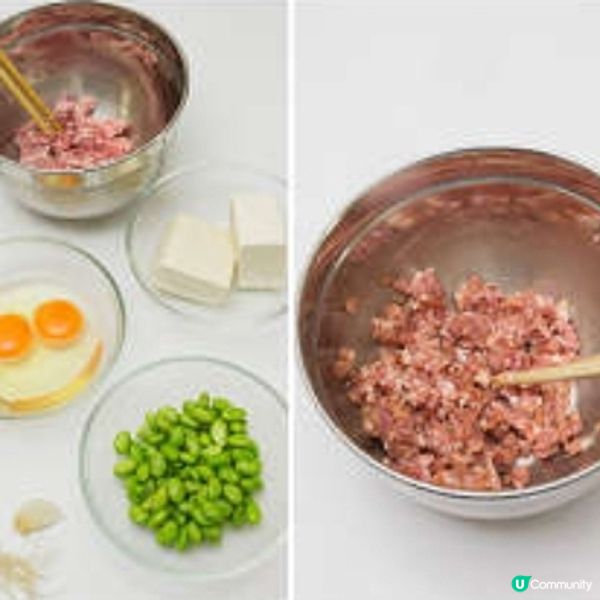 豆腐豬肉碎滑蛋飯