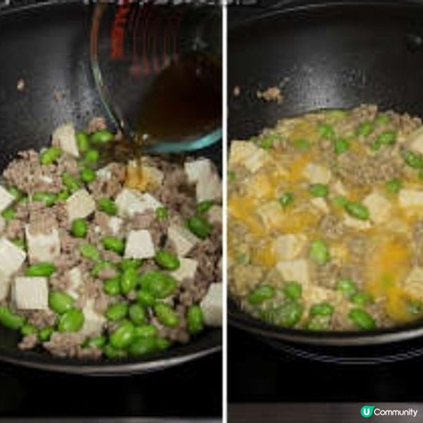 豆腐豬肉碎滑蛋飯