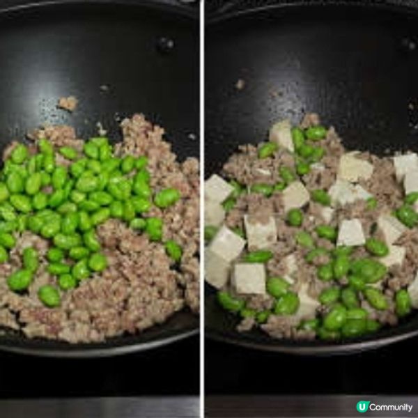 豆腐豬肉碎滑蛋飯