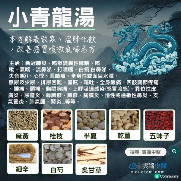 中藥知多少 - 痰飲症狀、成因與治療